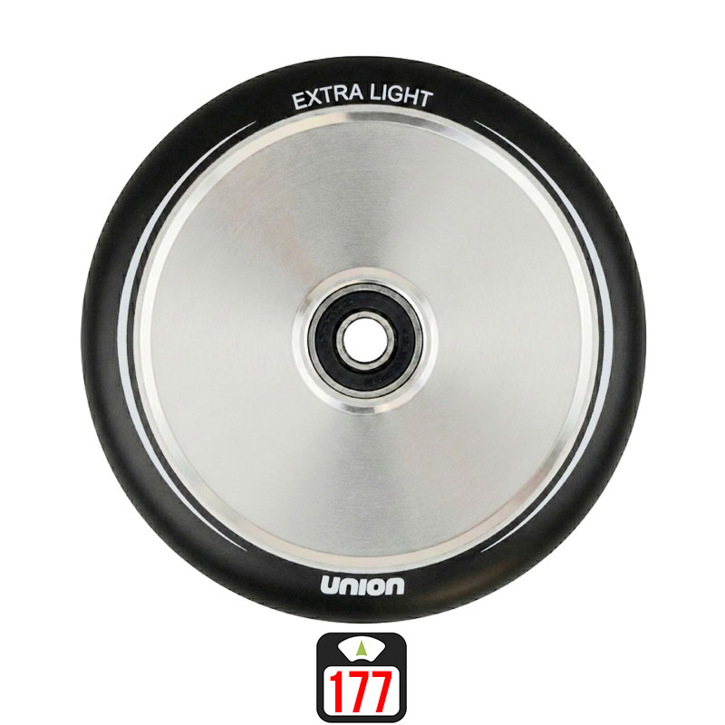 Union Super Light 110mm polished skrejriteņu riteņi, 1 gab.