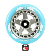 Union Turbomatic V2 110mm blue/grey колеса для самокатов, 1 шт.