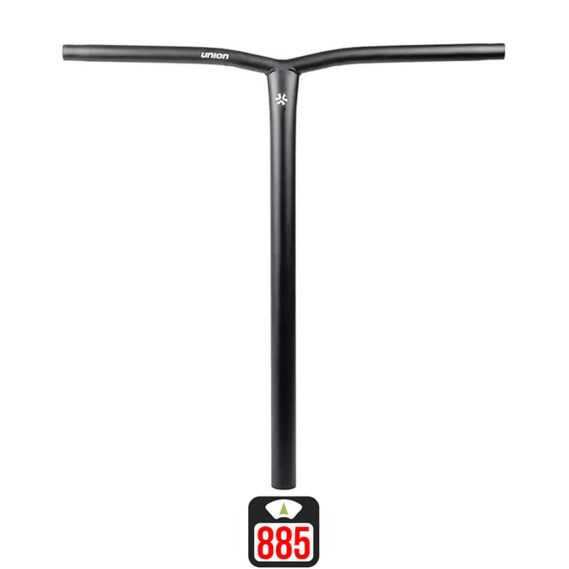 Union Uniq Bend oversized bar 600x580mm black skrejriteņu stūre