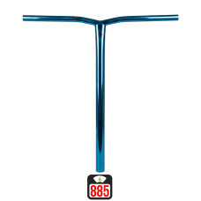 Union Uniq Bend oversized bar 600x580mm chrome blue skrejriteņu stūre