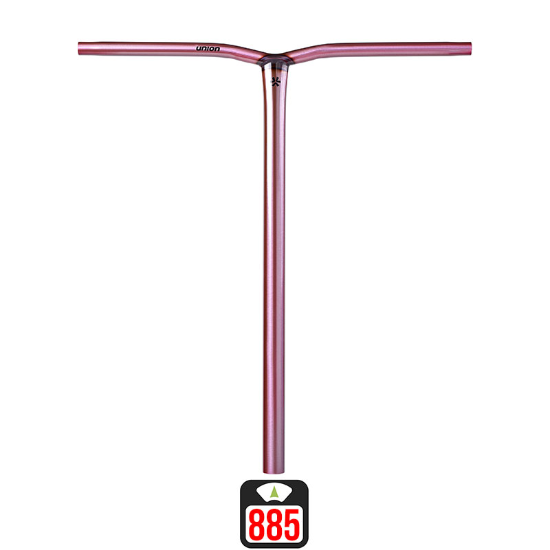 Union Uniq Bend oversized bar 600x580mm cosmic pink scooter bar