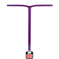 Union Uniq Bend oversized bar 600x580mm polished purple scooter bar