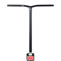 Union Uniq Bend oversized bar 620x600mm black skrejriteņu stūre