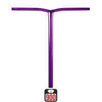 Union Uniq Bend oversized bar 620x600mm polished purple skrejriteņu stūre