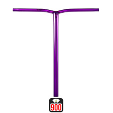 Union Uniq Bend oversized bar 620x600mm polished purple skrejriteņu stūre