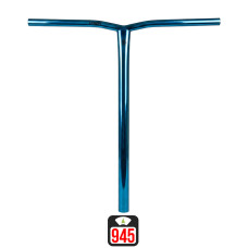 Union Uniq Bend oversized bar 650x600mm chrome blue skrejriteņu stūre