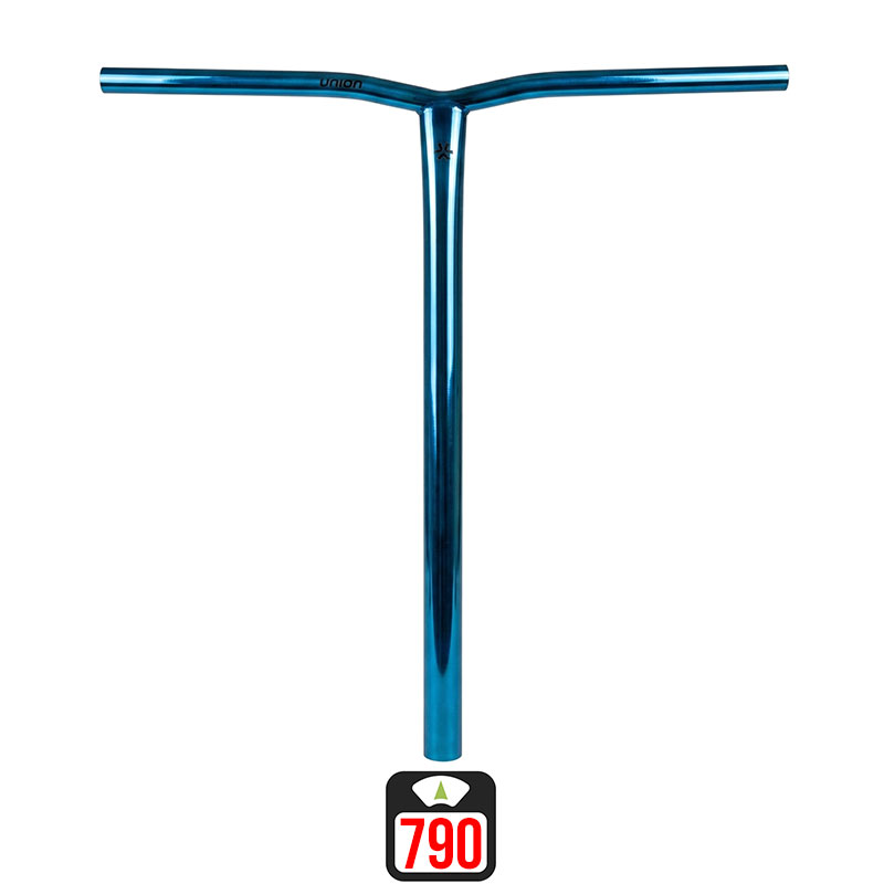 Union Uniq Bend standard bar 550x520mm chrome blue scooter bar