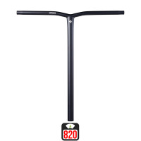 Union Uniq Bend standard bar 580x560mm black skrejriteņu stūre