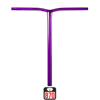Union Uniq Bend standard bar 620x590mm polished purple skrejriteņu stūre