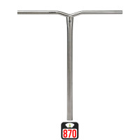 Union Uniq Bend standard bar 620x590mm silver scooter bar