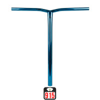 Union Uniq Bend standard bar 650x600mm chrome blue skrejriteņu stūre