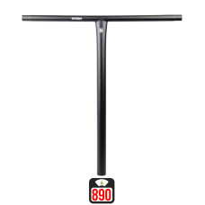 Union Uniq T oversized bar 580x560mm black skrejriteņu stūre