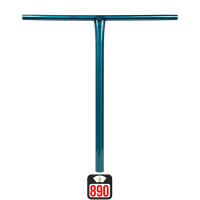 Union Uniq T oversized bar 580x560mm polished teal руль для самоката
