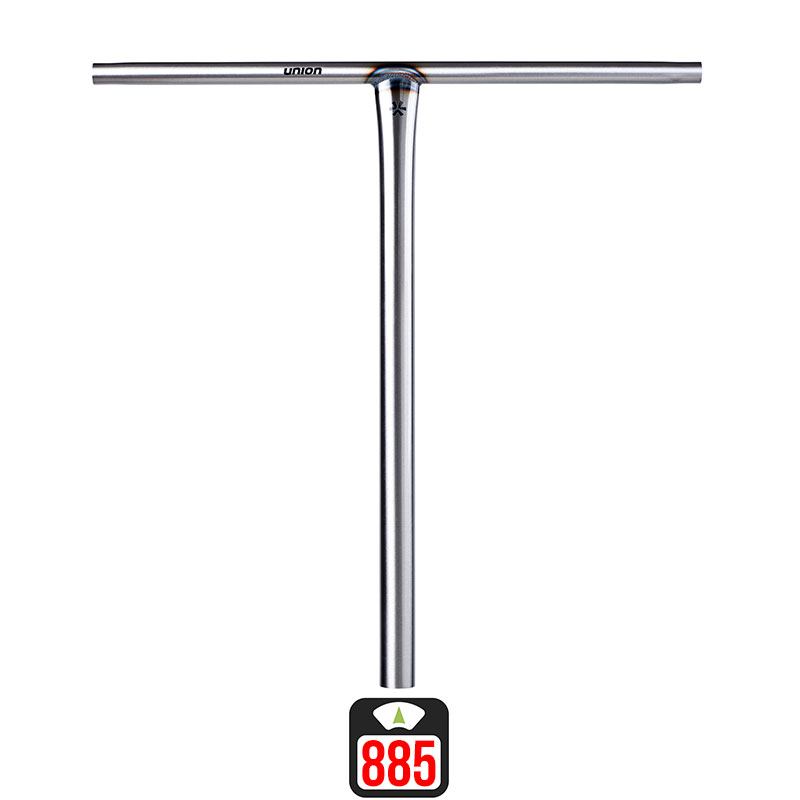Union Uniq T oversized bar 580x560mm silver skrejriteņu stūre