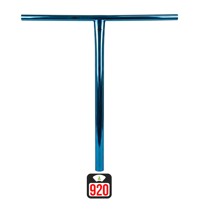 Union Uniq T oversized bar 620x600mm chrome blue руль для самоката