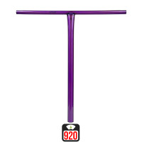 Union Uniq T oversized bar 620x600mm  polished purple scooter bar
