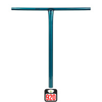 Union Uniq T oversized bar 620x600mm polished teal scooter bar