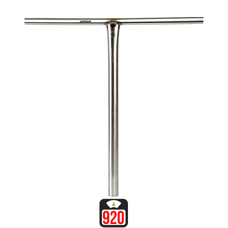Union Uniq T oversized bar 620x600mm silver skrejriteņu stūre