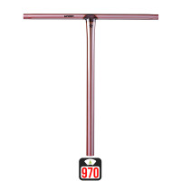 Union Uniq T oversized bar 650x600mm cosmic pink skrejriteņu stūre