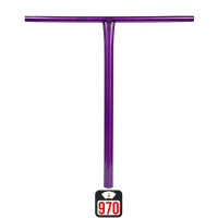 Union Uniq T oversized bar 650x600mm polished purple skrejriteņu stūre