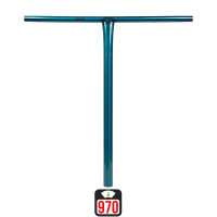 Union Uniq T oversized bar 650x600mm polished teal skrejriteņu stūre