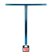 Union Uniq T standard bar 550x520mm chrome blue руль для самоката