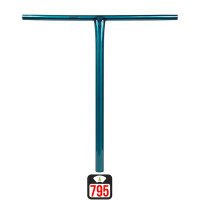 Union Uniq T standard bar 550x520mm polished teal руль для самоката