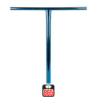 Union Uniq T standard bar 600x580mm chrome blue руль для самоката
