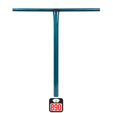 Union Uniq T standard bar 620x590mm polished teal руль для самоката