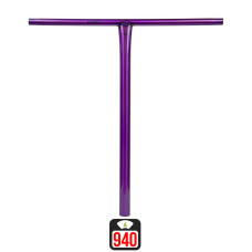 Union Uniq T standard bar 650x600mm polished purple scooter bar