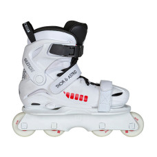 USD Glitch Vikings on Skates white bērnu ekstrēmās skrituļslidas