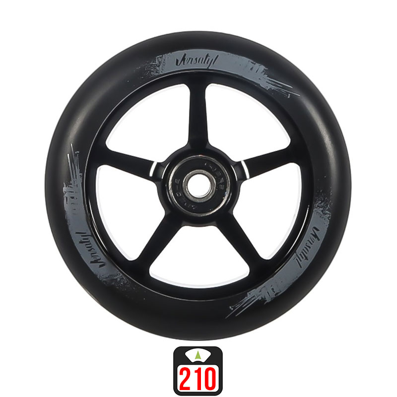 Versatyl V2 110mm black skrejriteņu riteņi, 1 gab.