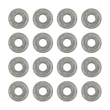 WCD Swiss rollerskate bearings, 16 pcs.