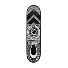 Blueprint Home Heart 8″ white skateboard deck